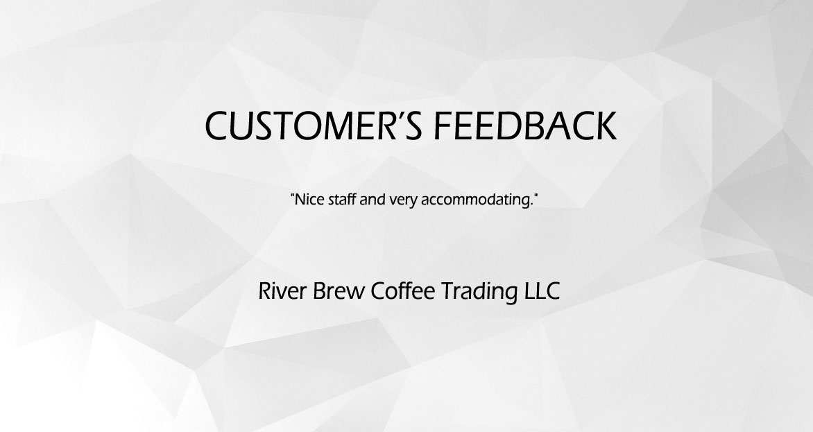 Customer's Feedback (River Brew)